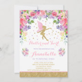 Invitation Partie magique lunatique d'invitation féerique (Devant)