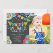 Invitation Partie moyenne de ęr d'anniversaire de fiesta (Devant)