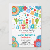 Invitation Partie moyenne de ęr d'anniversaire de fiesta (Devant)