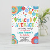 Invitation Partie moyenne de ęr d'anniversaire de fiesta (Debout devant)