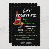 Invitation Partie Office (Devant / Derrière)