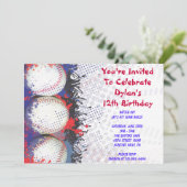 Invitation Partie orientée de joyeux anniversaire (Debout devant)