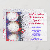 Invitation Partie orientée de joyeux anniversaire (Devant / Derrière)