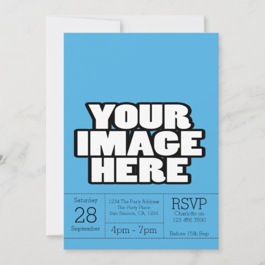 Invitation Partie ou événement (Devant)