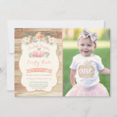 Invitation Partie rustique de citrouille d'invitation (Devant)