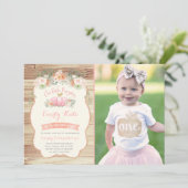 Invitation Partie rustique de citrouille d'invitation (Debout devant)