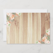 Invitation Partie rustique de citrouille d'invitation (Dos)