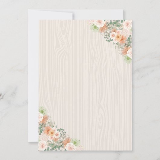 Invitation Partie rustique de citrouille d'invitation (Dos)