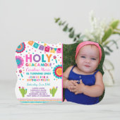 Invitation Partie sainte de guacamole d'invitation (Debout devant)