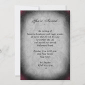 Invitation Partie squelettique victorienne déplaisante de (Dos)