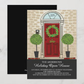 Invitation Partie unique de Chambre ouverte de vacances (Devant / Derrière)