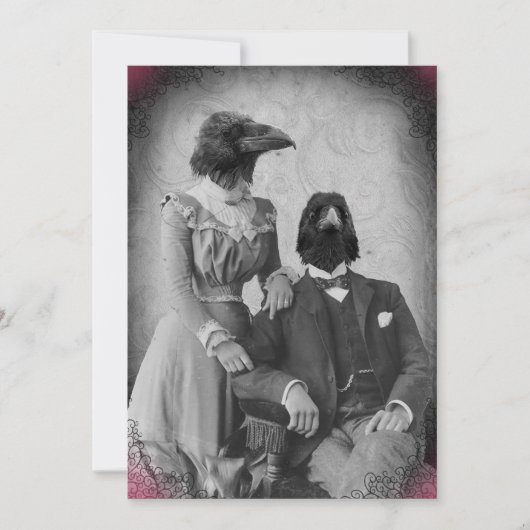 Invitation Partie victorienne déplaisante de Halloween de (Devant)