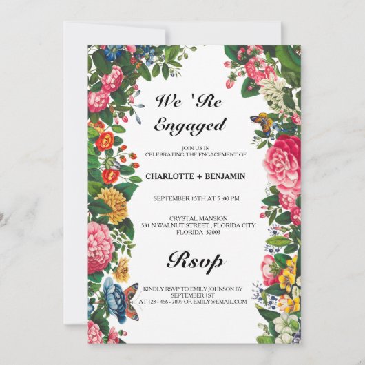 Invitation Partie vintage (Devant)