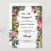 Invitation Partie vintage (Devant / Derrière)