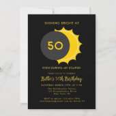 Invitation Partiel Solaire Eclipse 2025 50ème anniversaire (Devant)