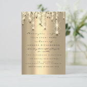 Invitation Parties scintillant 3D Effet Fête des mariées Swee (Debout devant)