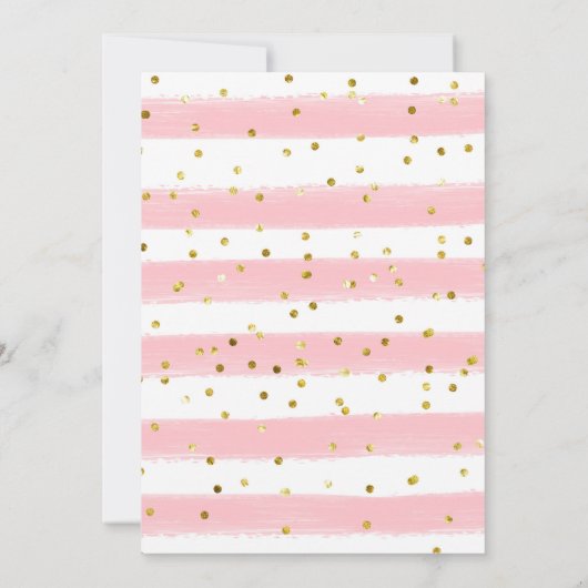 Invitation Parties scintillant à air chaud Star Baby shower p (Dos)