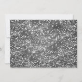 Invitation Parties scintillant à allumage domestique Noir (Dos)