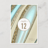 Invitation Parties scintillant Abstraite Strata Mariage Numér (Dos)