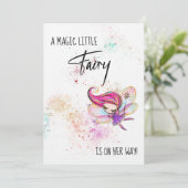 Invitation *~* Parties scintillant arc-en-ciel Bébé Fairy Dou (Debout devant)