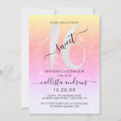 Invitation Parties scintillant Arc-en-ciel mousseuse Ombre Sw (Devant)