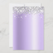 Invitation Parties scintillant Argent Lavender Shimmer Bold 2 (Dos)
