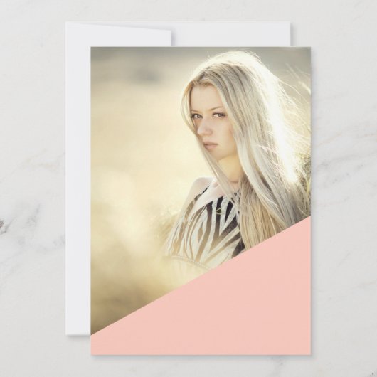 Invitation Parties scintillant argent script pêche Sweet 16 p (Dos)