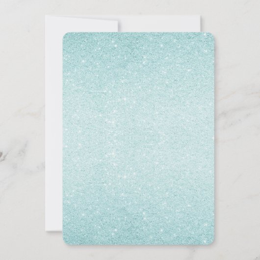 Invitation Parties scintillant Art déco Surprise Fête Anniver (Dos)