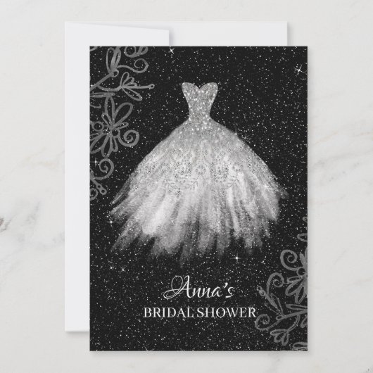 Invitation *~* Parties scintillant Blanche Bridal Gown (Devant)