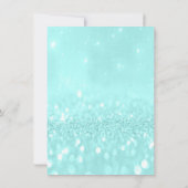 Invitation Parties scintillant blanche maquillage océanique 1 (Dos)