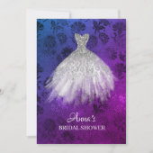 Invitation *~* Parties scintillant blanche robe nuptiale robe (Devant)