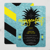 Parties scintillant bleue ananas chic Wedding show