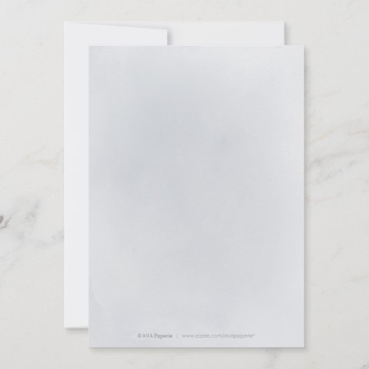 Invitation Parties scintillant bleue étincelante et 30e anniv (Dos)