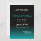 Invitation Parties scintillant Bombshell Étincelle 50 ish Ann (Dos)