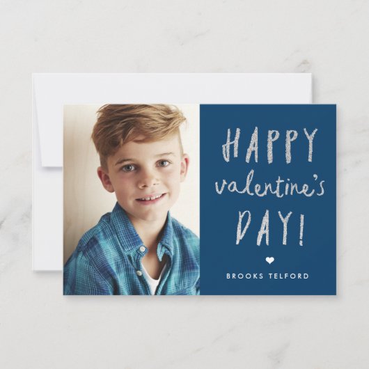 Invitation Parties scintillant Boys Classroom valentine's day (Devant)
