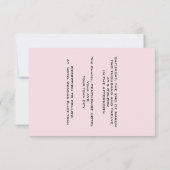 Invitation Parties scintillant brillant paillette deux coeurs (Dos)