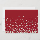 Invitation Parties scintillant Brown En Argent Serez-Vous Ma (Dos)