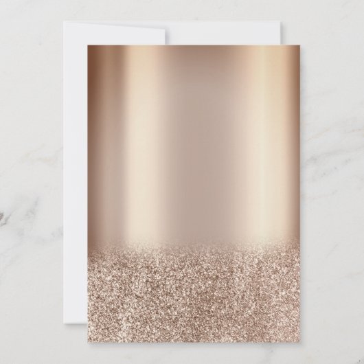 Invitation Parties scintillant Chic Ombre Quinceañera Invitat (Dos)