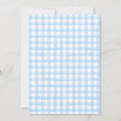 Invitation Parties scintillant Citrouille Bleu Orange Gold (Dos)