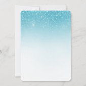 Invitation parties scintillant confetti 15e anniversaire du m (Dos)