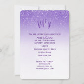 Invitation Parties scintillant Confetti 50e anniversaire (Devant)