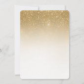 Invitation parties scintillant confetti 70e anniversaire du m (Dos)