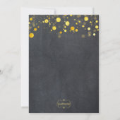 Invitation Parties scintillant Confetti Multi Photo Graduatio (Dos)