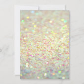 Invitation Parties scintillant cool Fête des mariées Bokeh Ca (Dos)