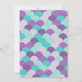 Invitation Parties scintillant d'anniversaire de la Fête de l (Dos)