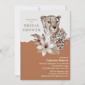 Invitation Parties scintillant d'aquarelle Fête des mariées l (Devant)