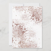 Invitation Parties scintillant d'aquarelle moderne Baby showe (Dos)