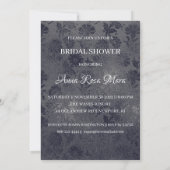 Invitation *~* Parties scintillant d'argent Douche nuptiale p (Dos)