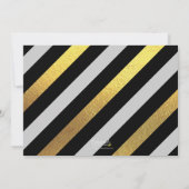 Invitation Parties scintillant d'argent Photo Graduation Part (Dos)