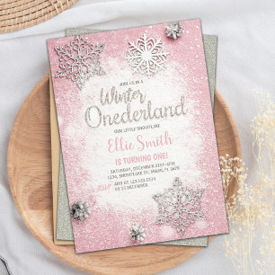 Invitation Parties scintillant d'argent rose personnalisable